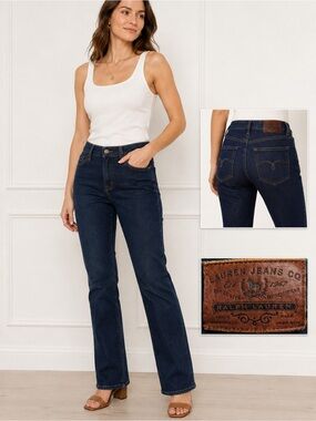 Lauren Jeans Co. Ralph Lauren Women’s Dark Wash Bootcut Leg Jeans Size 6